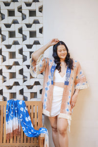 Resortwear Ruffled Kimono Outer