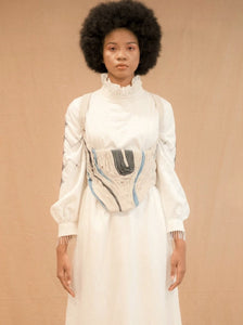 Kayu & Kosmos - ilik High-Collar Dress